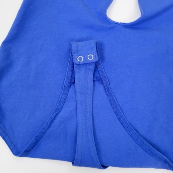 Free People Intimately 'Under the Sun's Halter-Top Thong Bodysuit - Mystic Blue - Picture 3 of 5